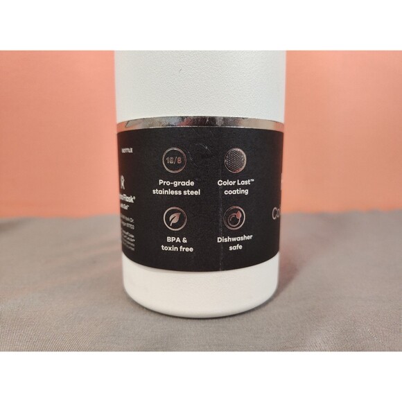 Hydro Flask Standard Mouth Flex Cap Water Bottle 24 oz White - Picture 4 of 6